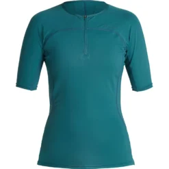 NRS Women's H2Core Rashguard Short-Sleeve Shirt Womens Thermal Layering