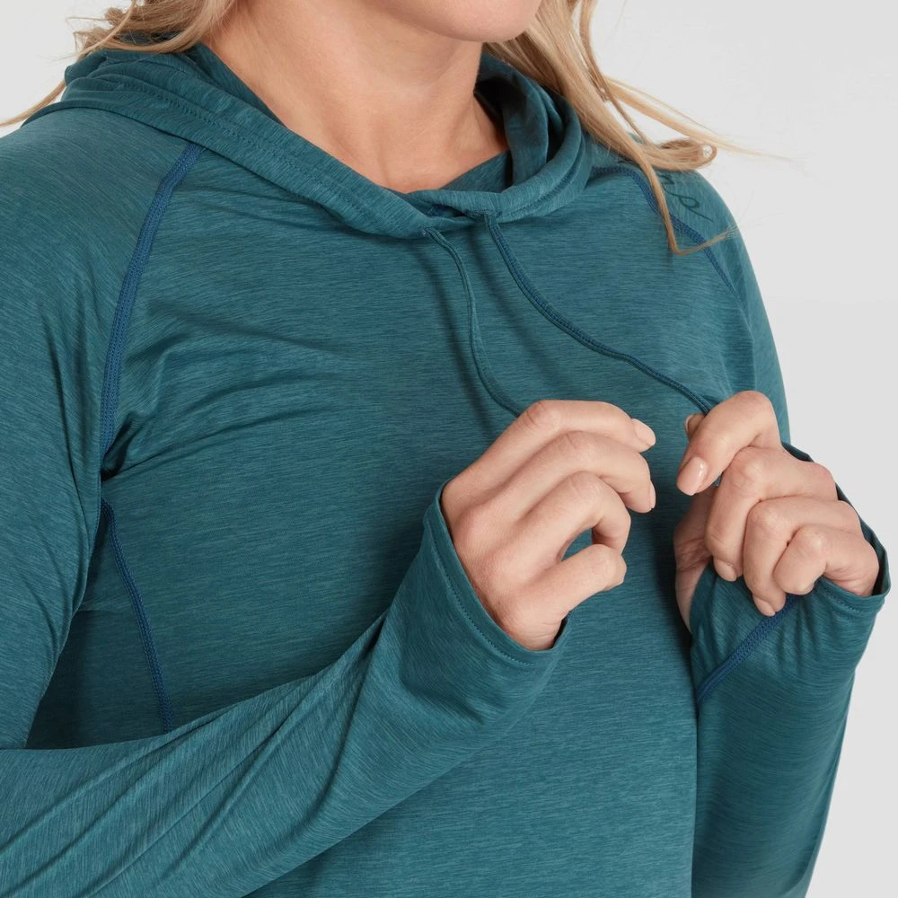 NRS Women's H2Core Silkweight Hoodie Womens Thermal Layering 9 NRS Women's H2Core Silkweight Hoodie Womens Thermal Layering