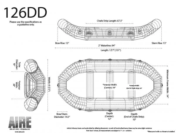 AIRE 126DD Double D Raft 13 AIRE 126DD Double D Raft