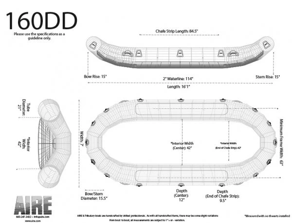 AIRE 160DD Double D Raft 14 AIRE 160DD Double D Raft