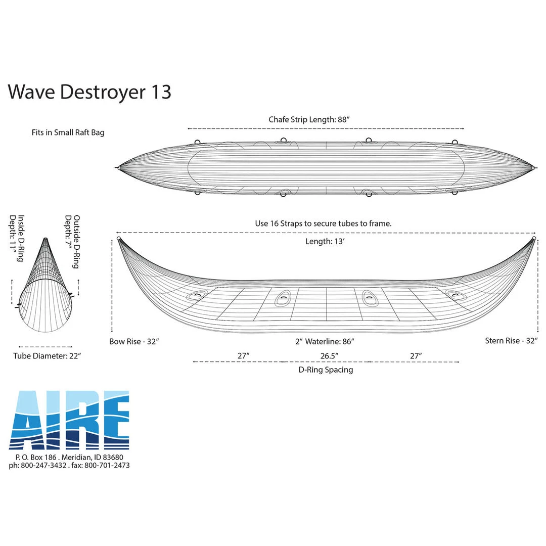 AIRE Wave Destroyer Catarafts 12 AIRE Wave Destroyer Catarafts