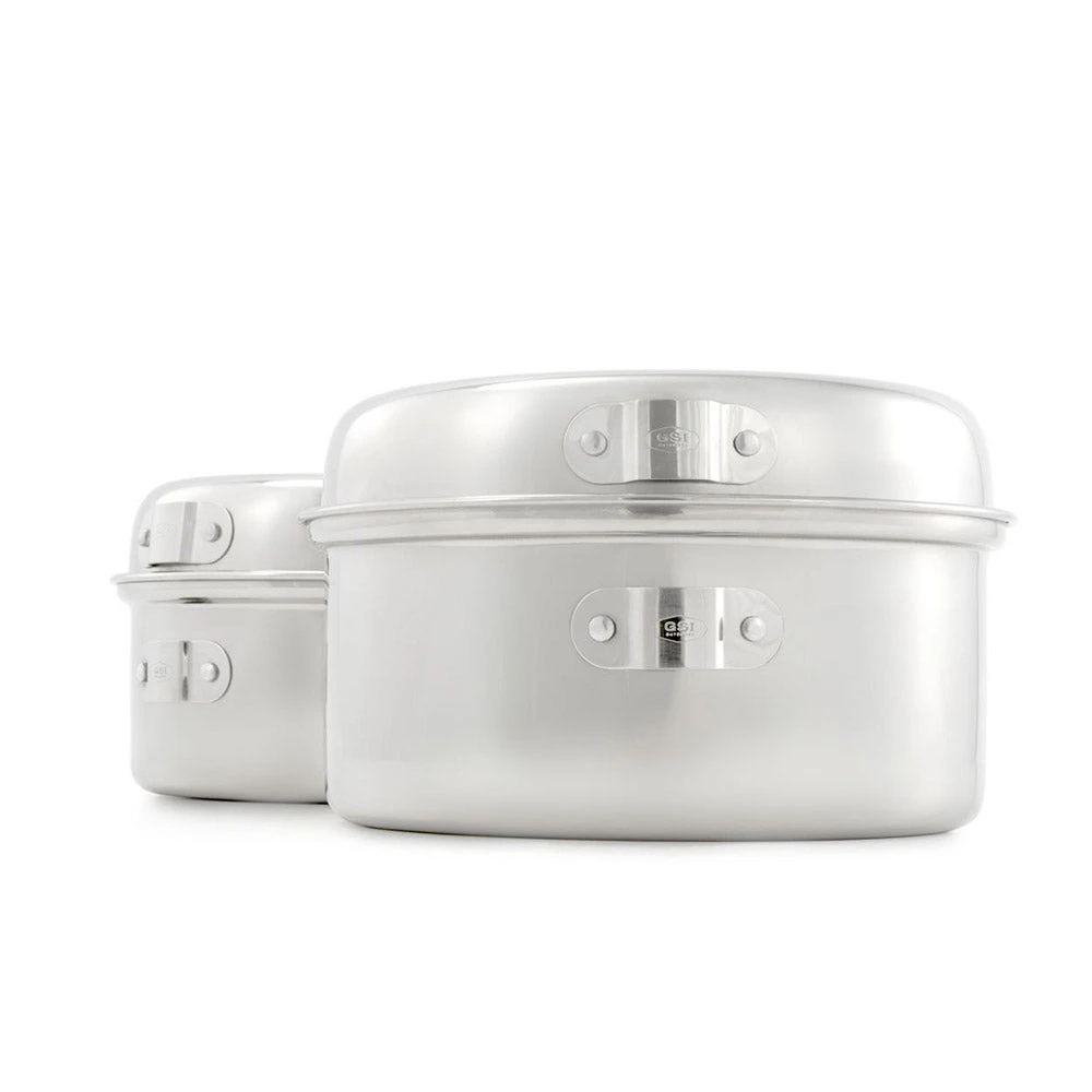 GSI Glacier Stainless Cookset 2 GSI Glacier Stainless Cookset