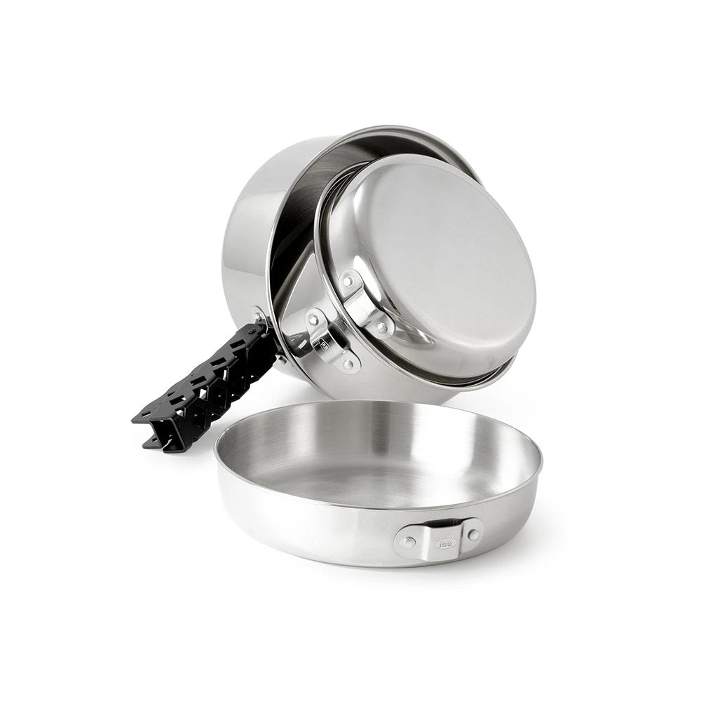 GSI Glacier Stainless Cookset 1 GSI Glacier Stainless Cookset