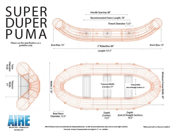AIRE Rafts Super Duper Puma 14 13 AIRE Rafts Super Duper Puma 14